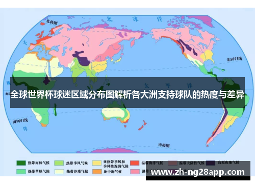 全球世界杯球迷区域分布图解析各大洲支持球队的热度与差异