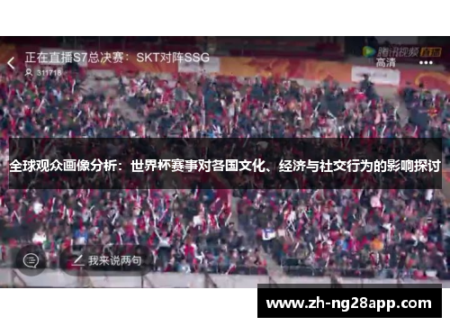 全球观众画像分析：世界杯赛事对各国文化、经济与社交行为的影响探讨